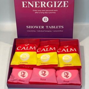 Long-Lasting ENERGIZE Shower Steamers with Vegan Formula